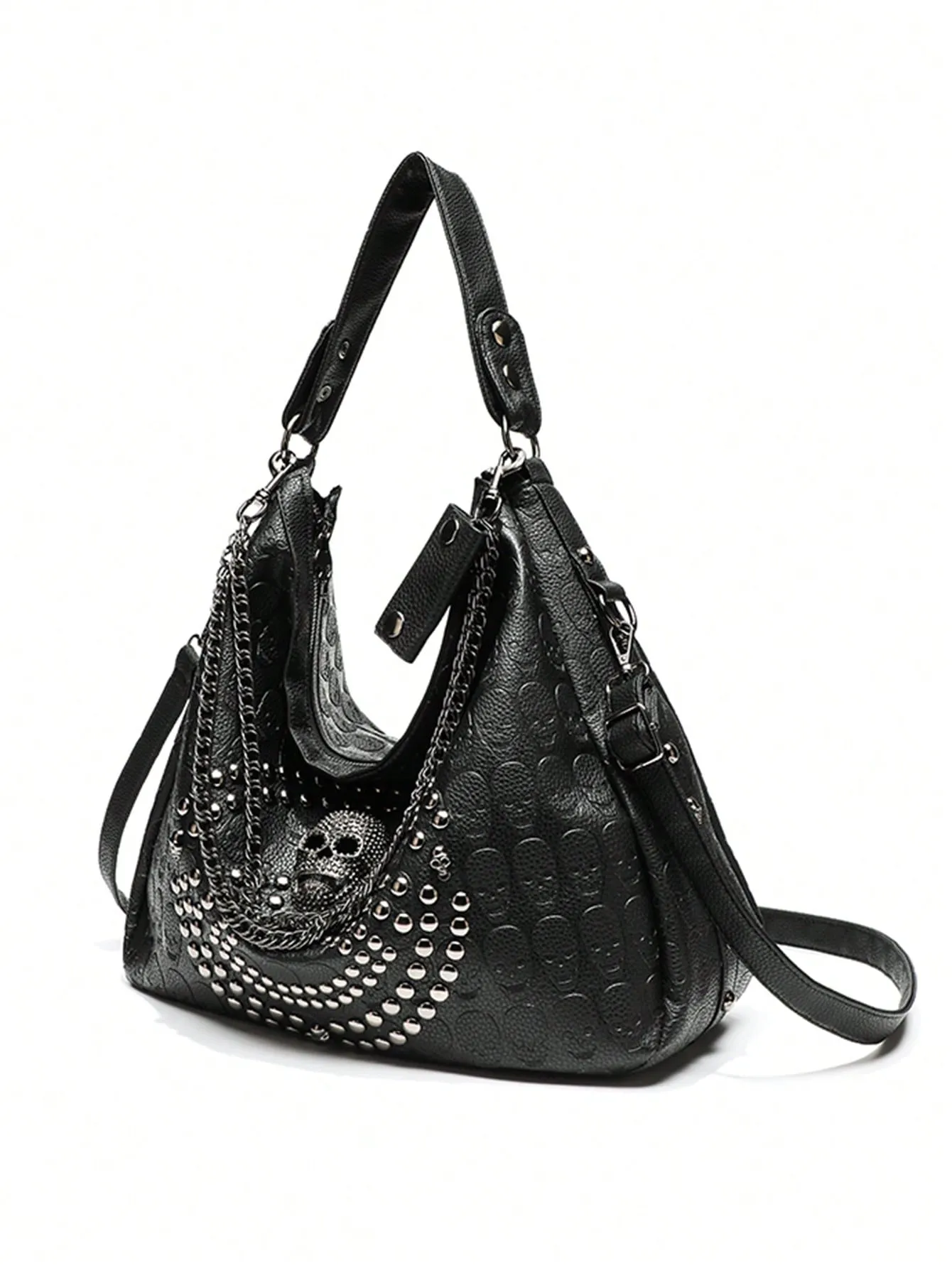 2024 Skull Design Shoulder Bag: Simple, Versatile, and Transformable