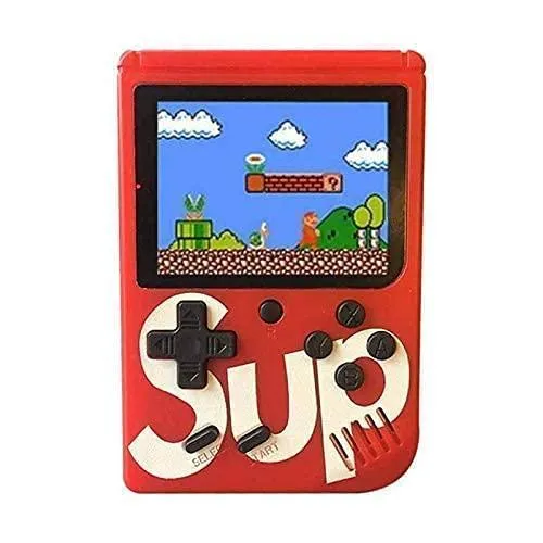 400 in 1 Sup Video Games Portable, Led Screen and USB Rechargeable, Handheld Console, Classic Retro Game Box Toy for Kids Boys & Girls (Multi Color ,1 pcs)