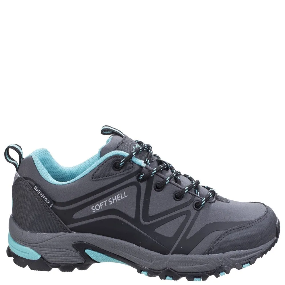 Abbeydale Low Hiking Shoes Grey/Black/Aqua