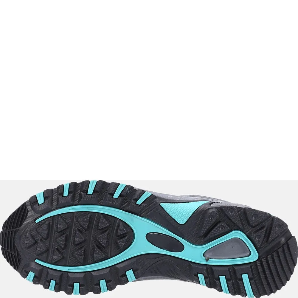 Abbeydale Low Hiking Shoes Grey/Black/Aqua