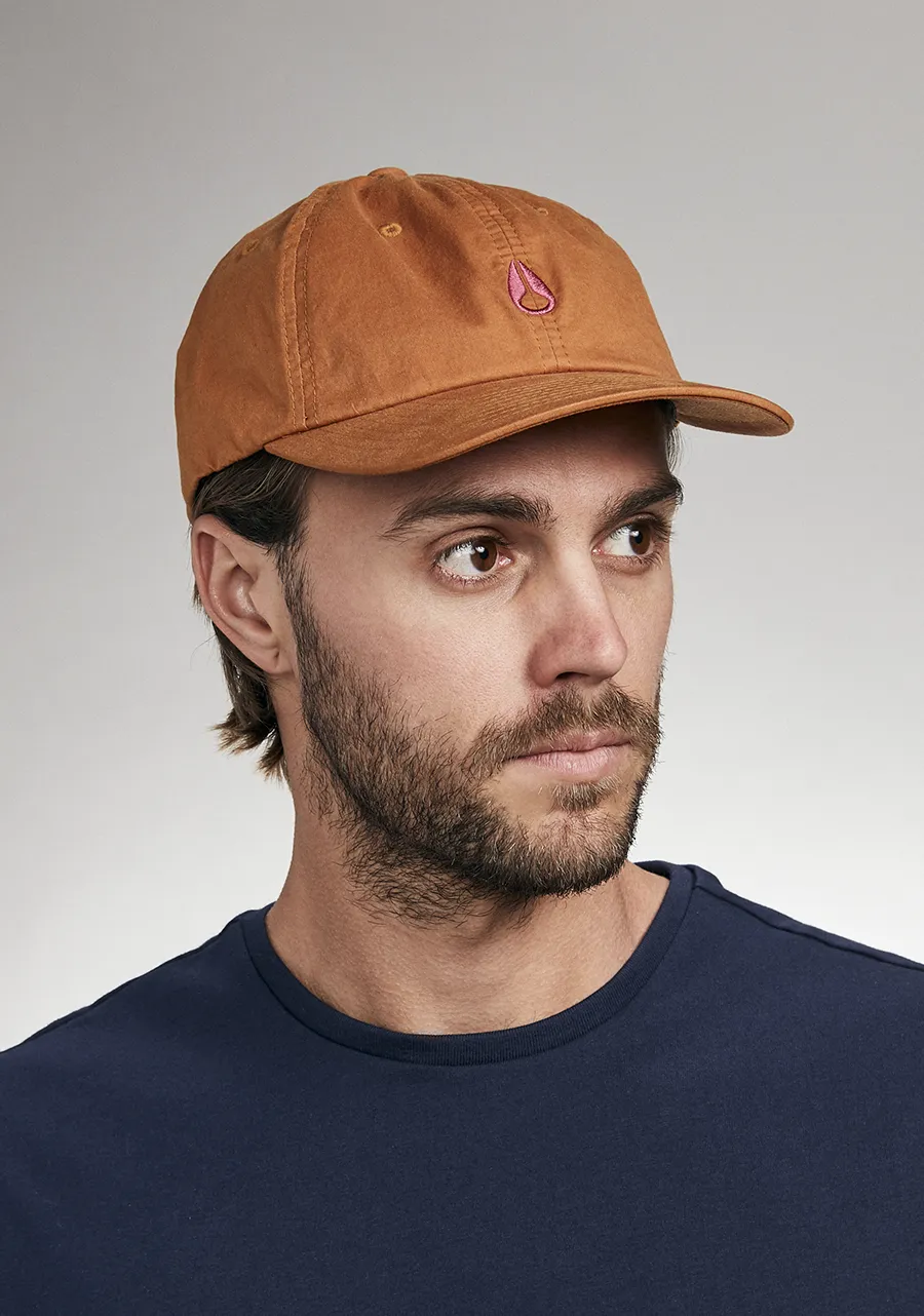 Agent Strapback Hat - Brown / Orchid