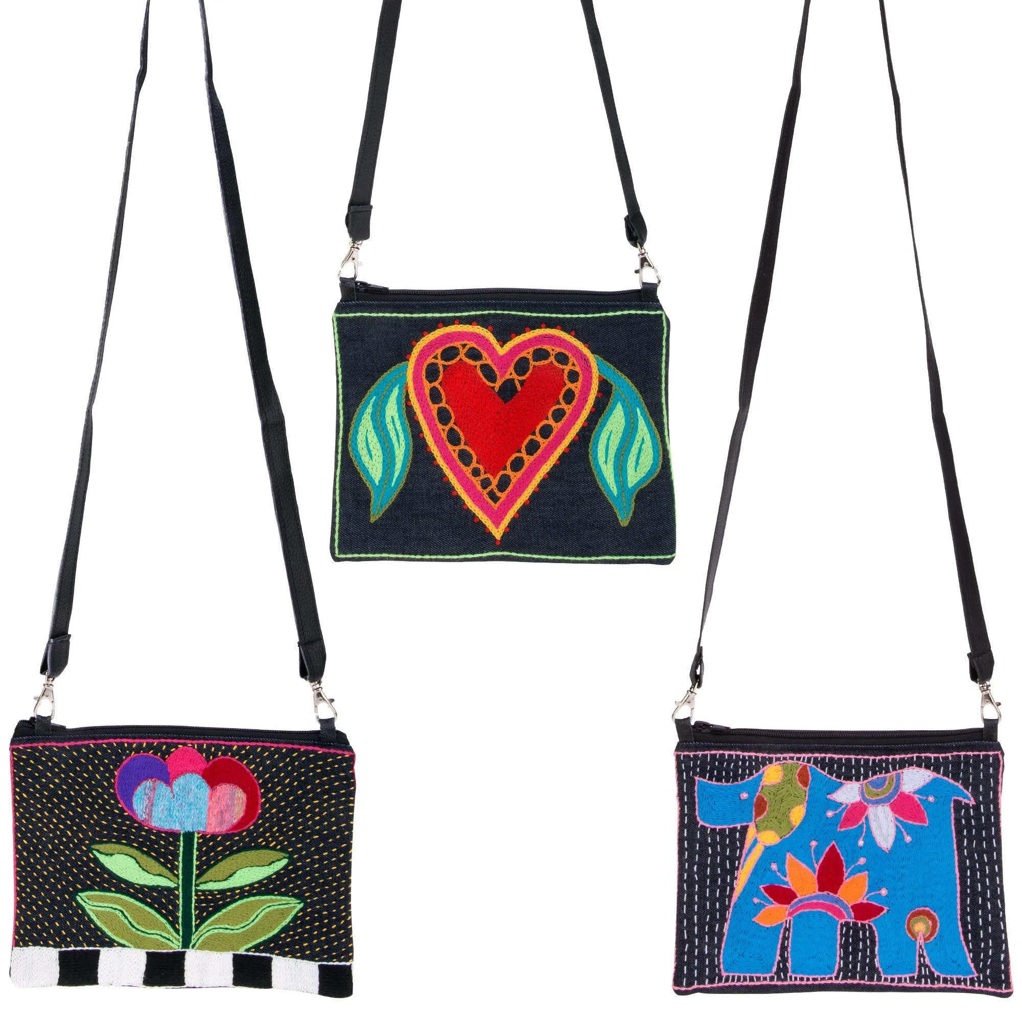 Amarasti Embroidered Sling Bag