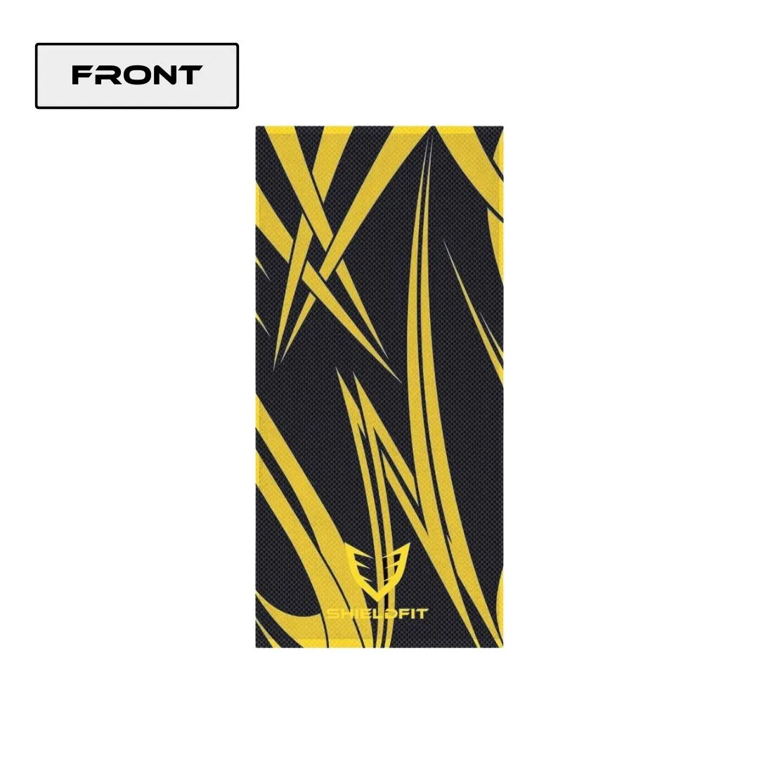 Antibacterial Gym Towel: Venom Cyber Yellow