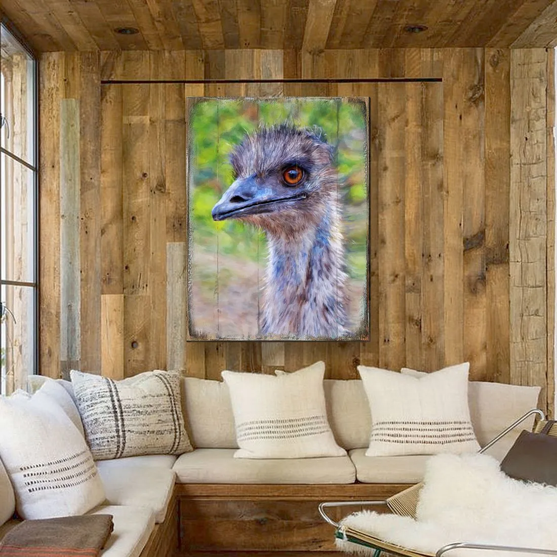 Appel Imu Art Wooden Wall Art by Nature Wonders - Nature Wildlife Décor  - 95243B