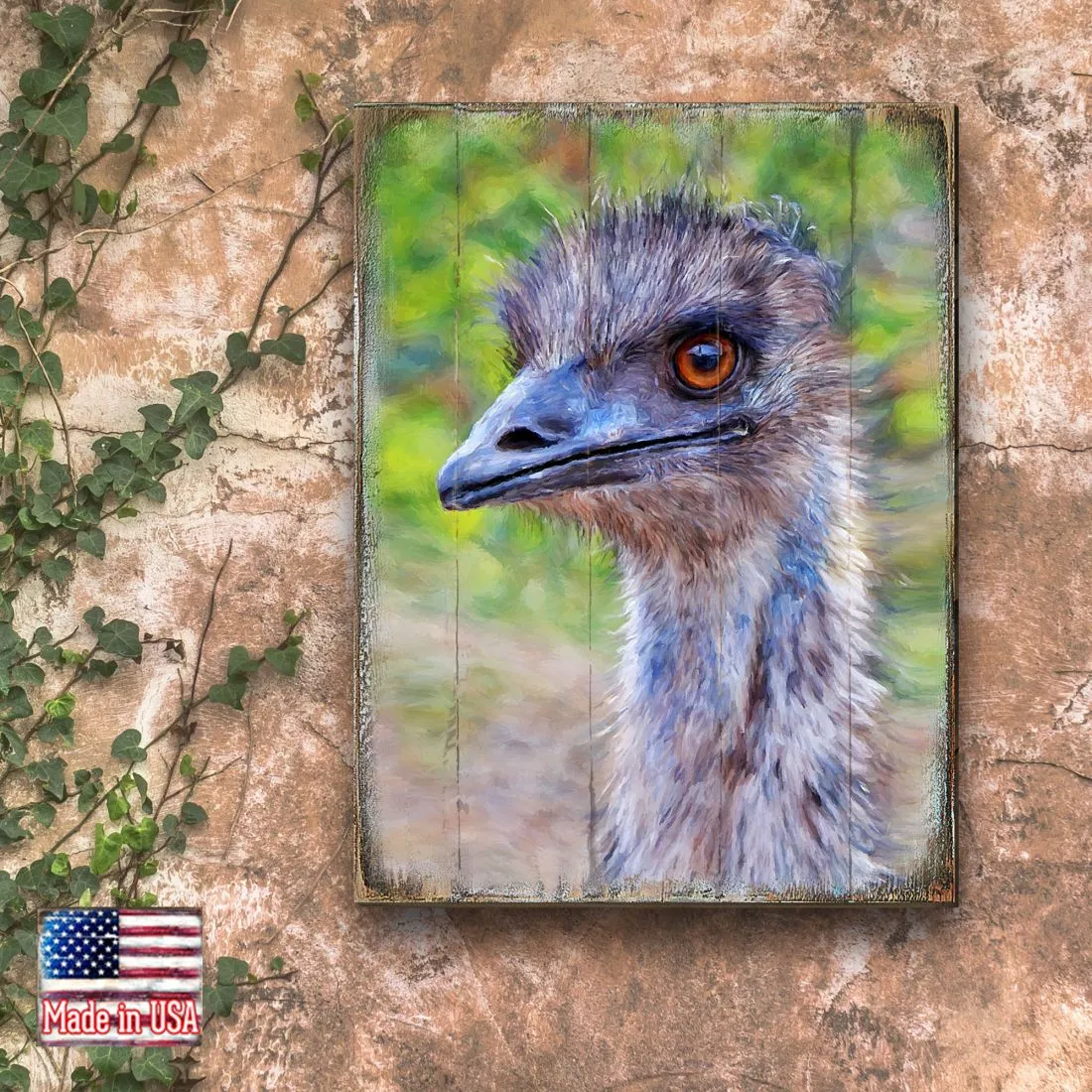 Appel Imu Art Wooden Wall Art by Nature Wonders - Nature Wildlife Décor  - 95243B