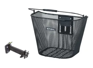 Basil Bremen Front Basket - Black