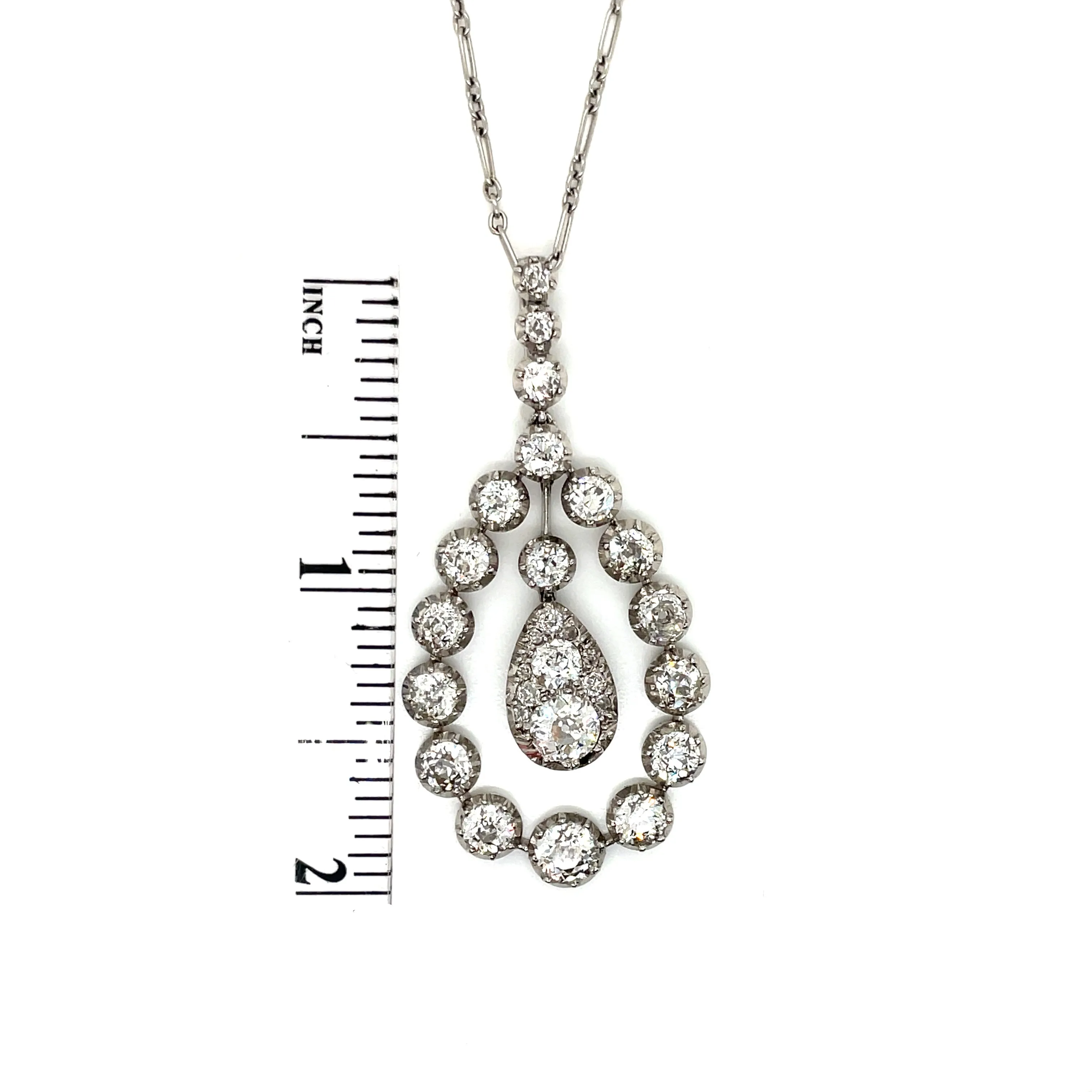 Belle Epoque Diamond Platinum Pendant