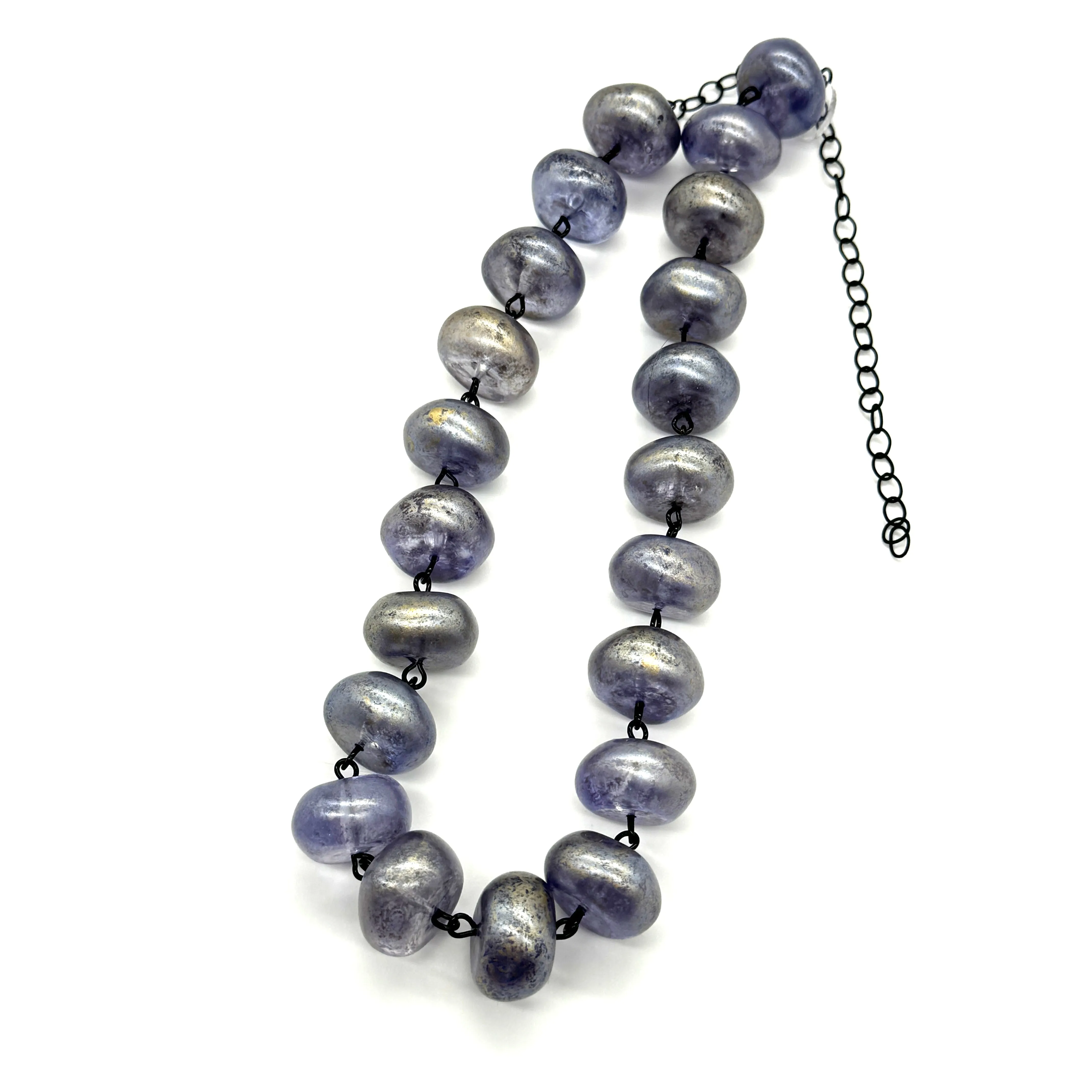 Blue Mercury Chunker Amelia Necklace