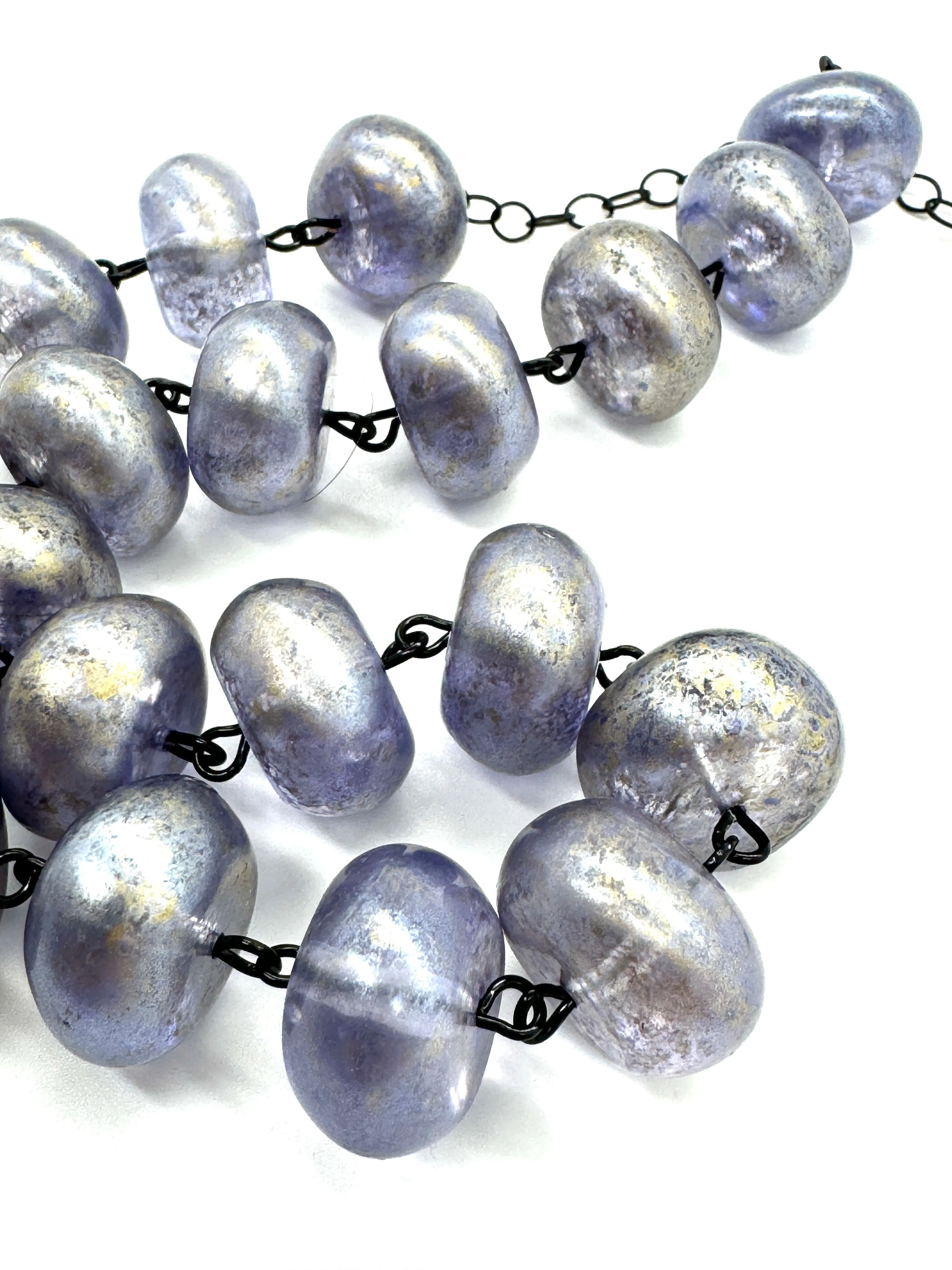 Blue Mercury Chunker Amelia Necklace