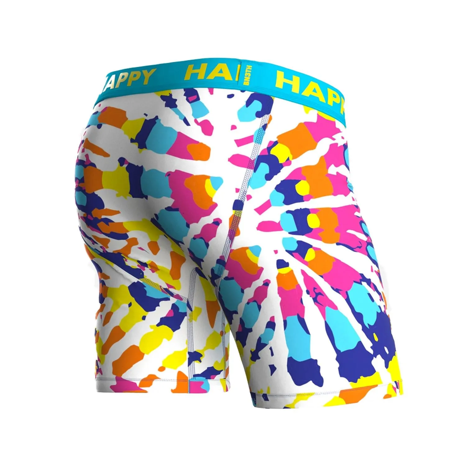 BN3TH Men's Boxer Brief in Tie Dye Happy