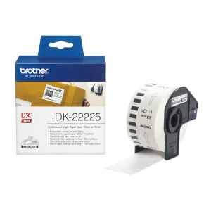 Brother Continuous Labels Dk-22225 - Black On White