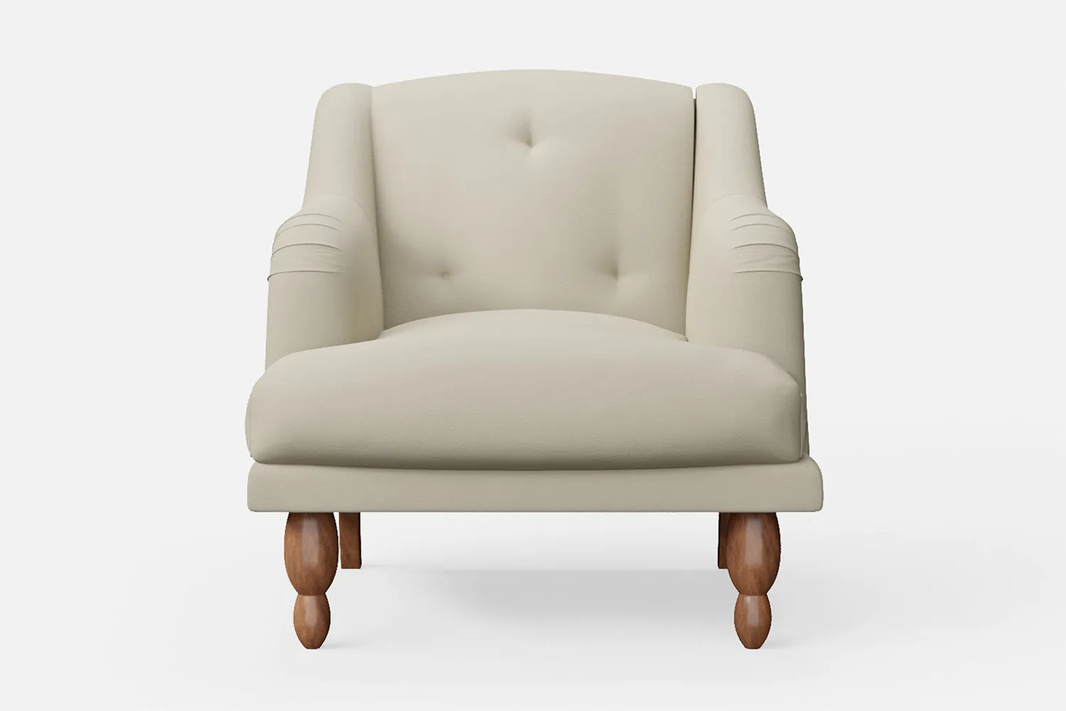 Burlington Armchair Cream Leather