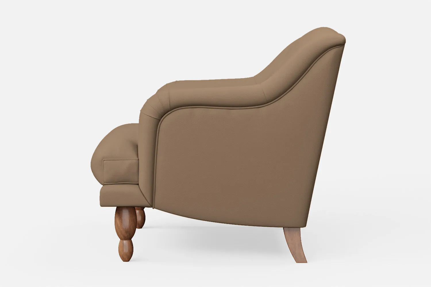 Burlington Armchair Stone Leather