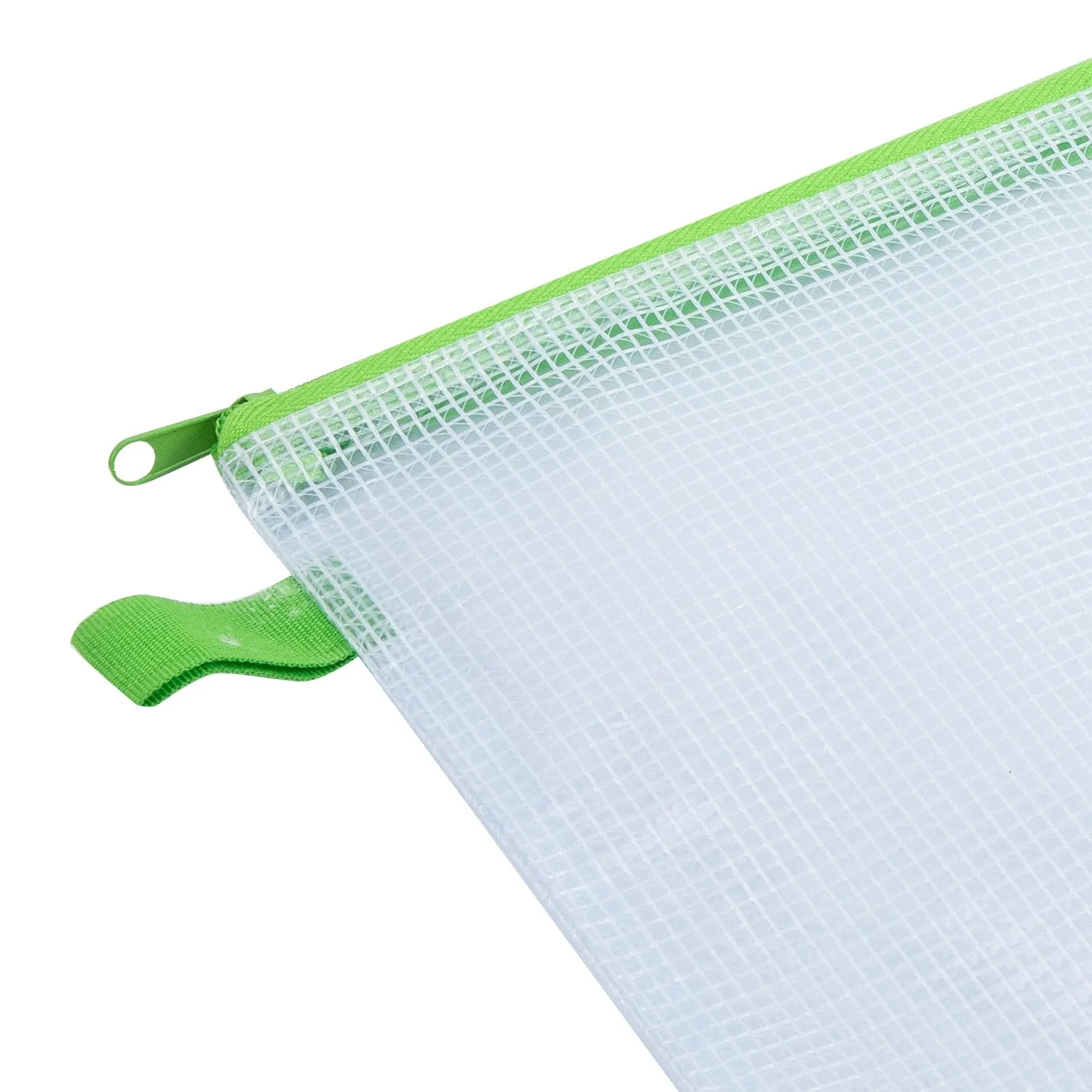 Deli PVC Mesh Zip Bag A4 4C