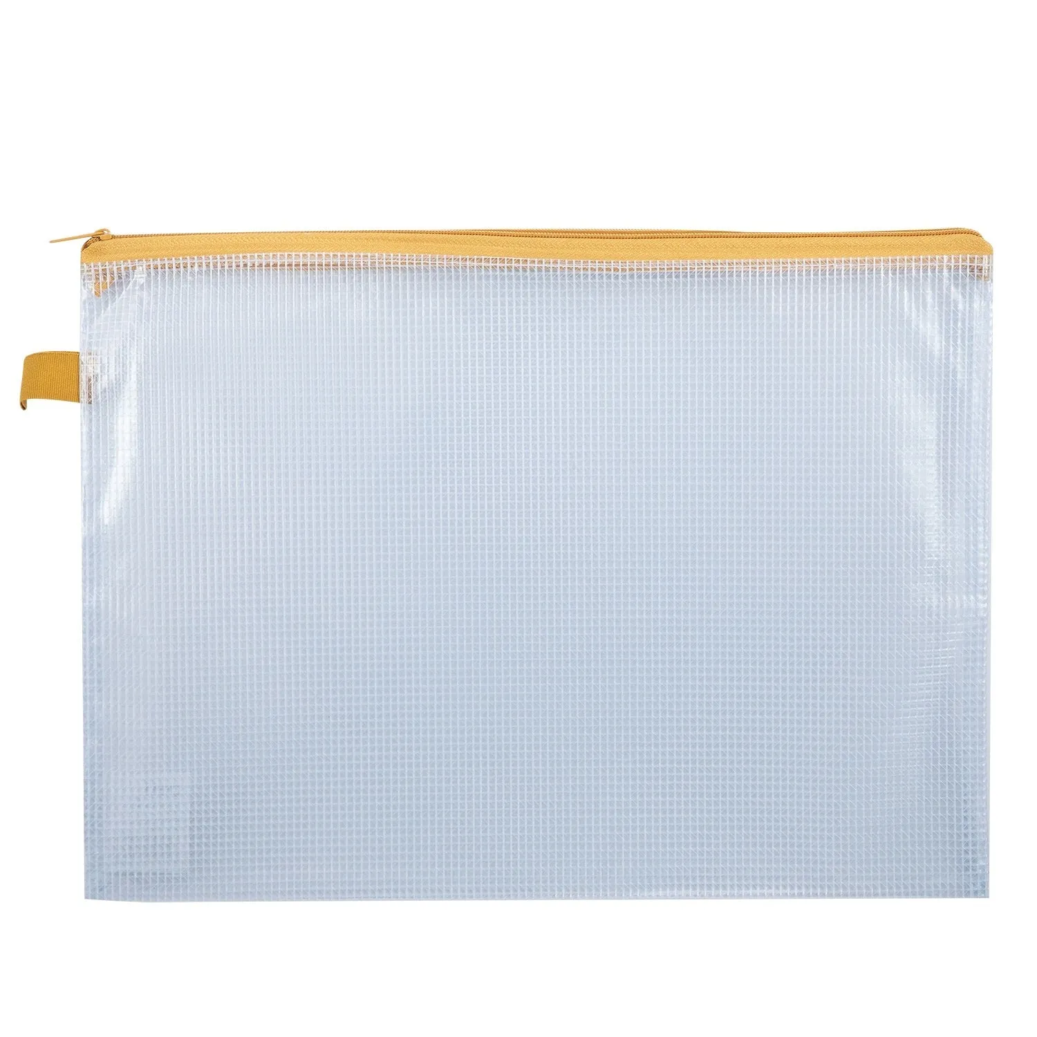 Deli PVC Mesh Zip Bag A4 4C