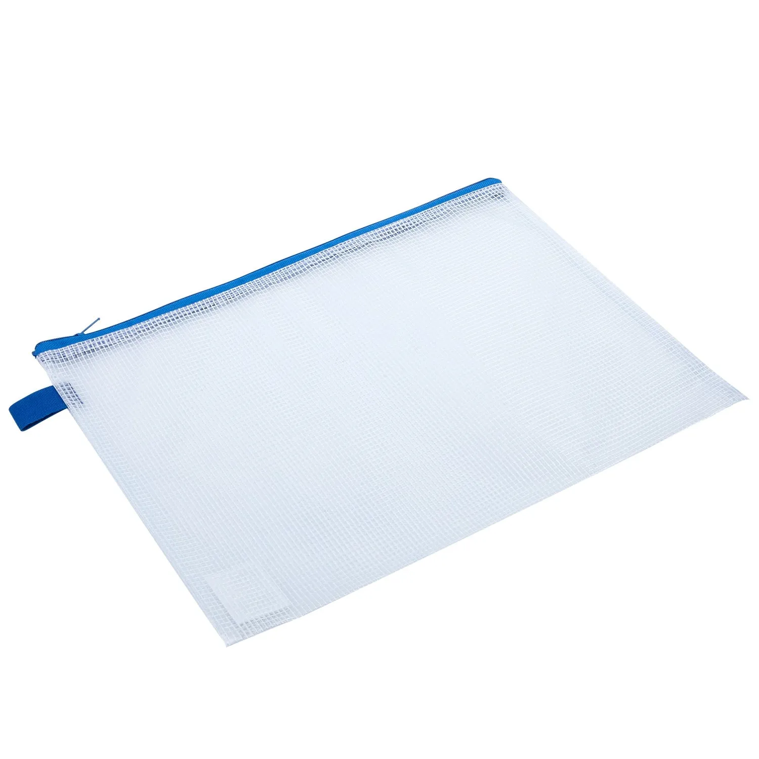 Deli PVC Mesh Zip Bag A4 4C