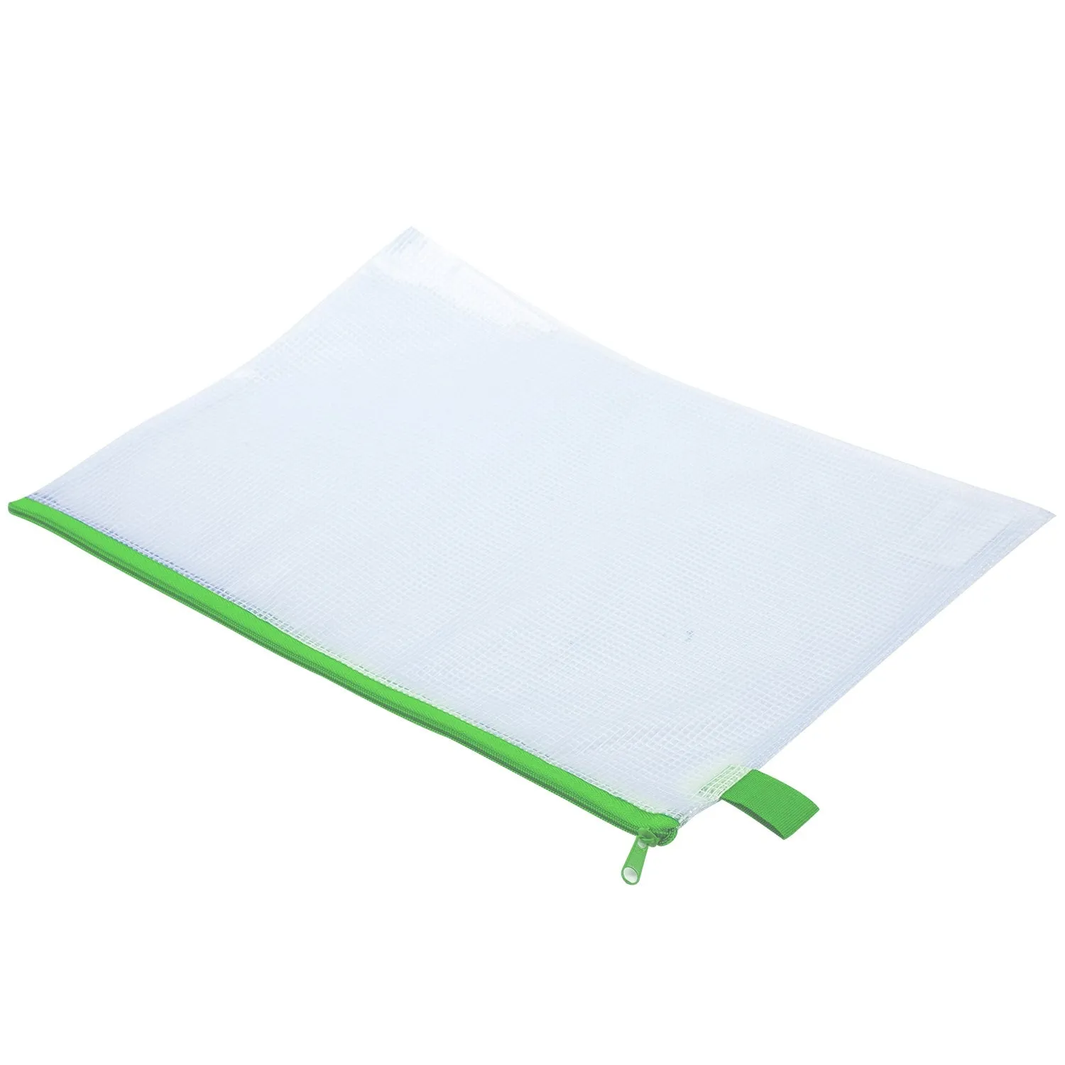 Deli PVC Mesh Zip Bag A4 4C