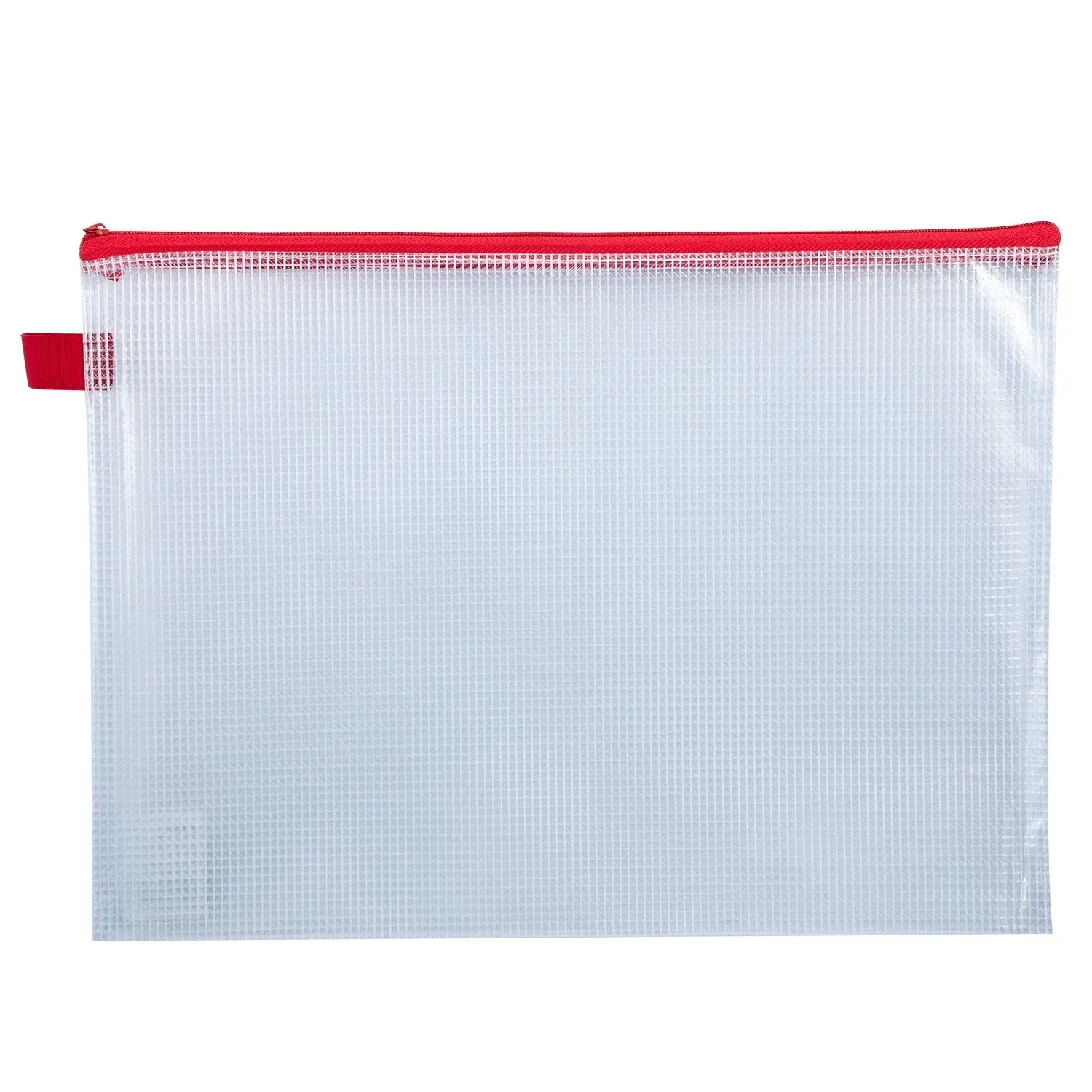 Deli PVC Mesh Zip Bag A4 4C