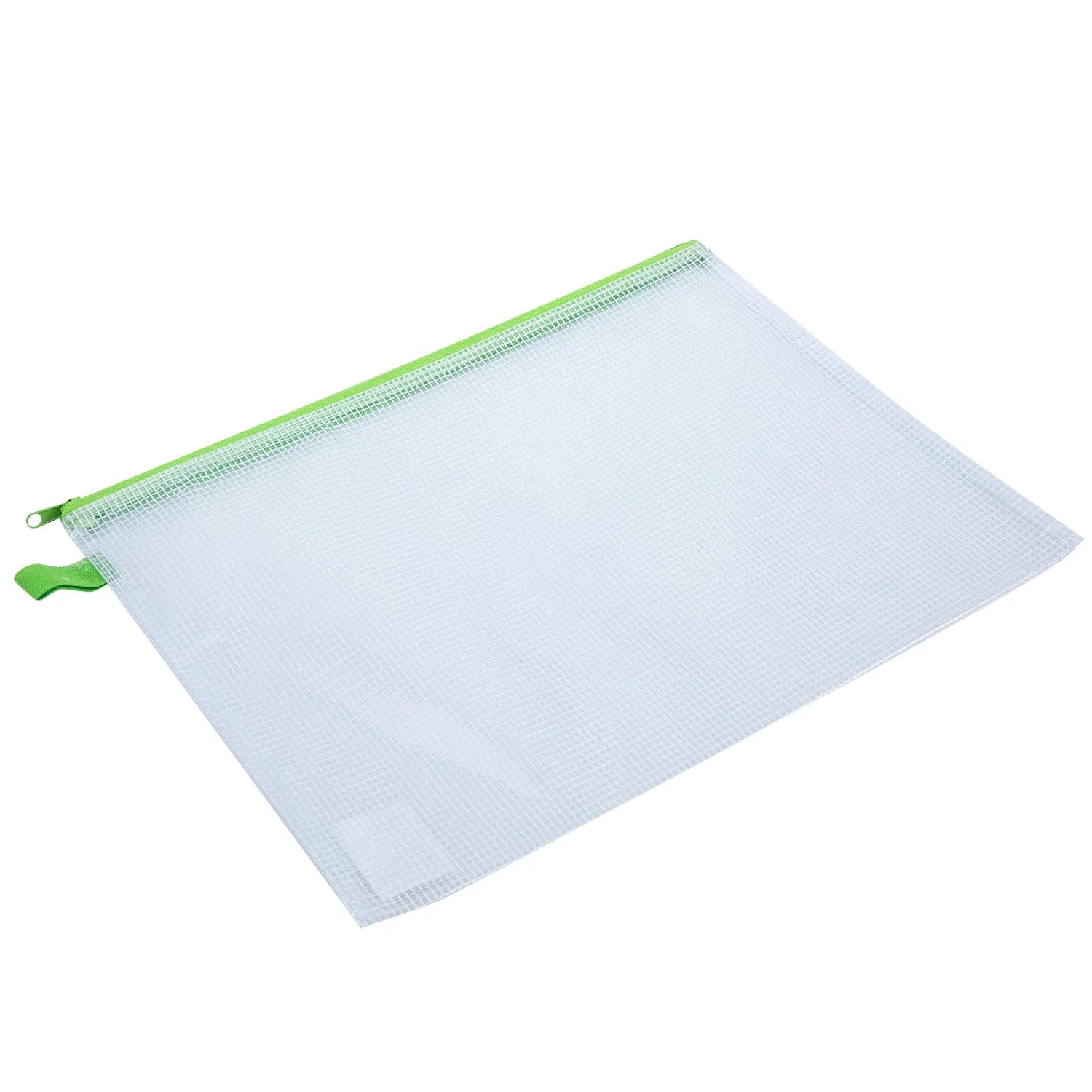 Deli PVC Mesh Zip Bag A4 4C