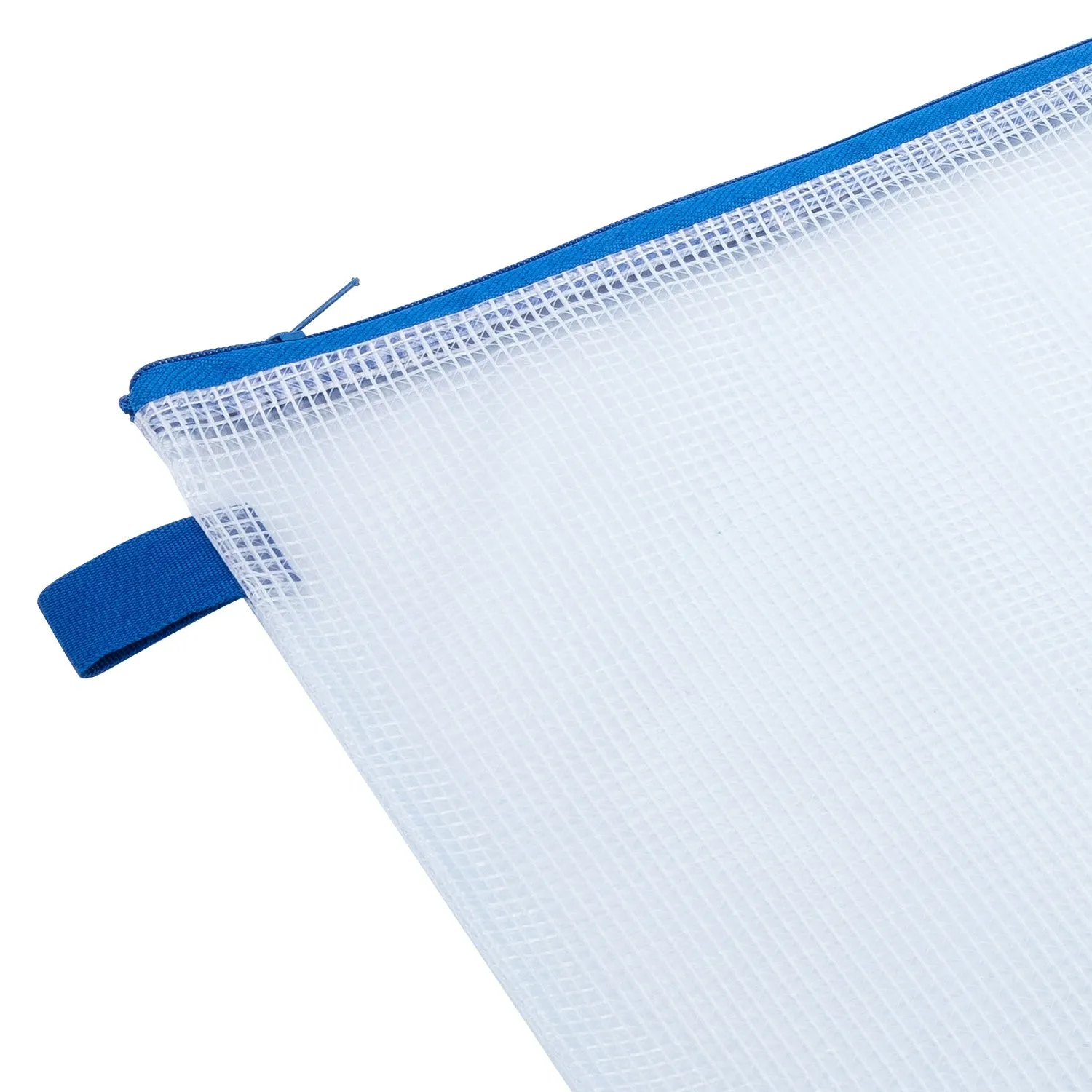 Deli PVC Mesh Zip Bag A4 4C