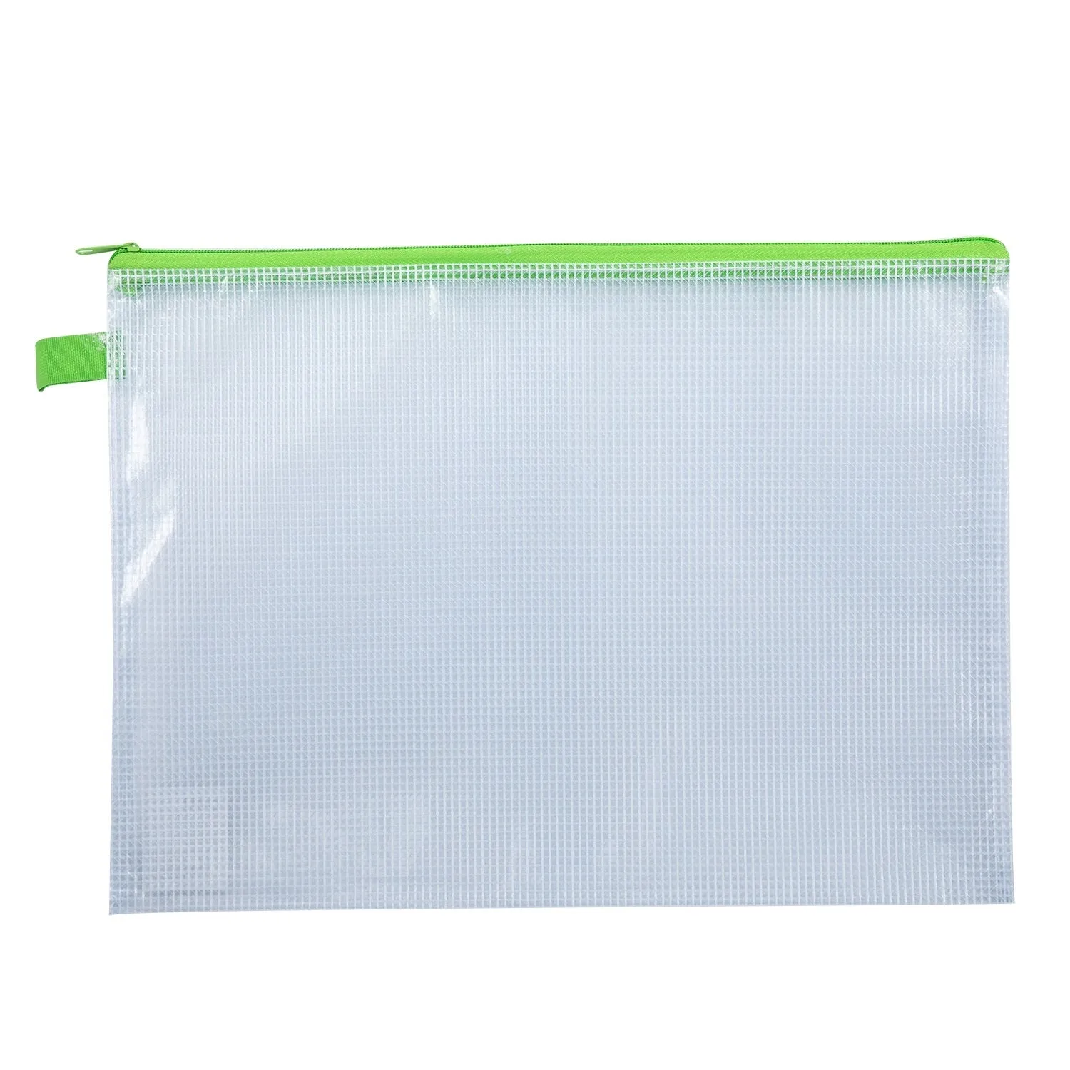 Deli PVC Mesh Zip Bag A4 4C