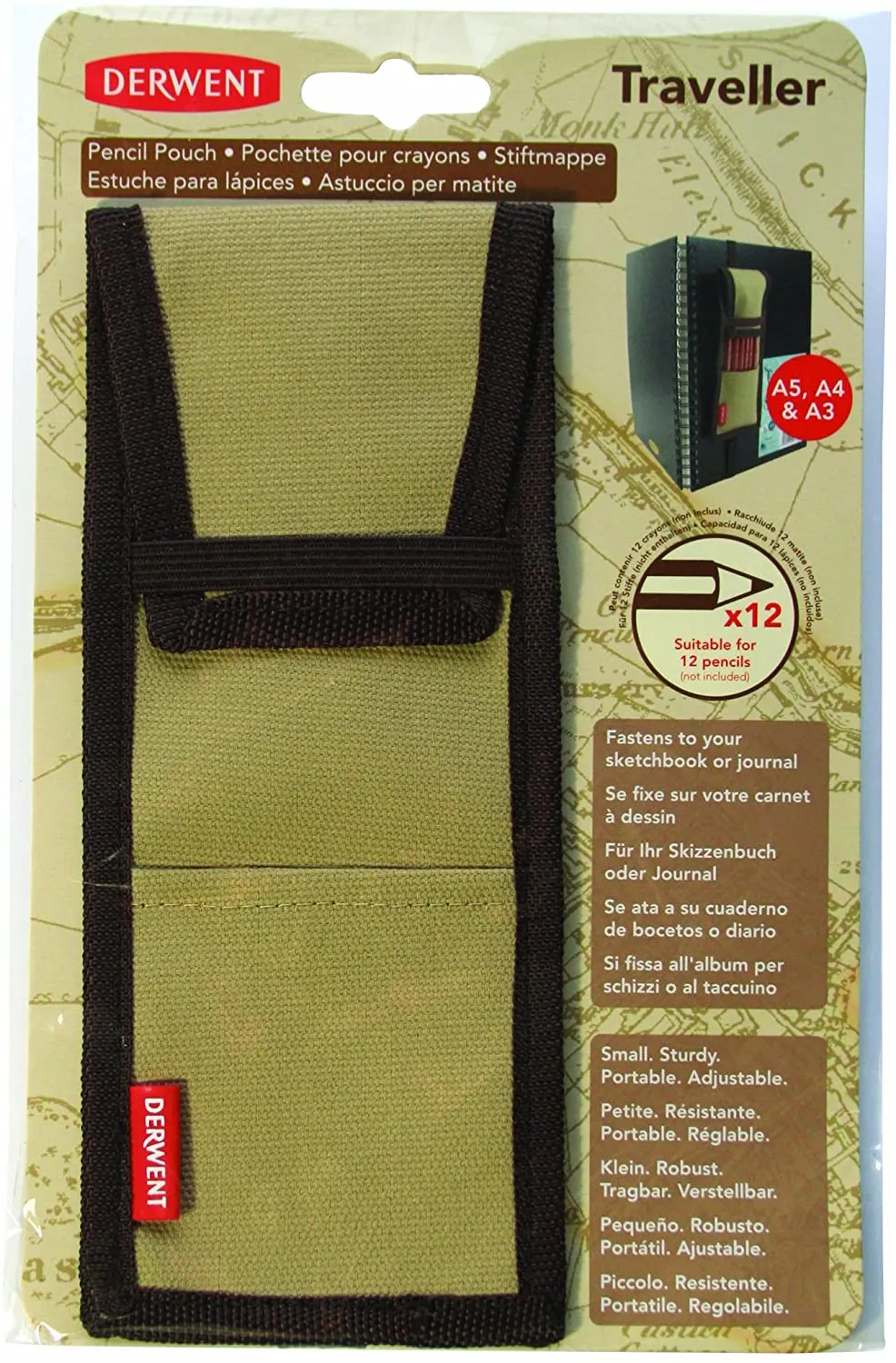 Derwent Traveller Canvas Pencil Pouch