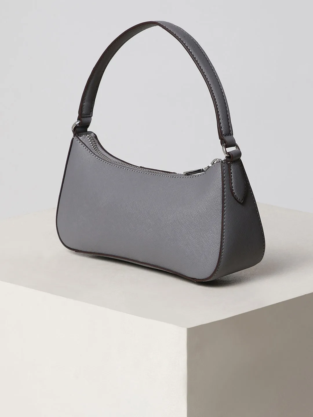 DKNY Women Light Charcoal Shoulder Bag