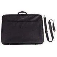 Filexec M3, Simulated Leather Portfolio, Zipper Closure, 2 Interior Pockets, Black (60320)