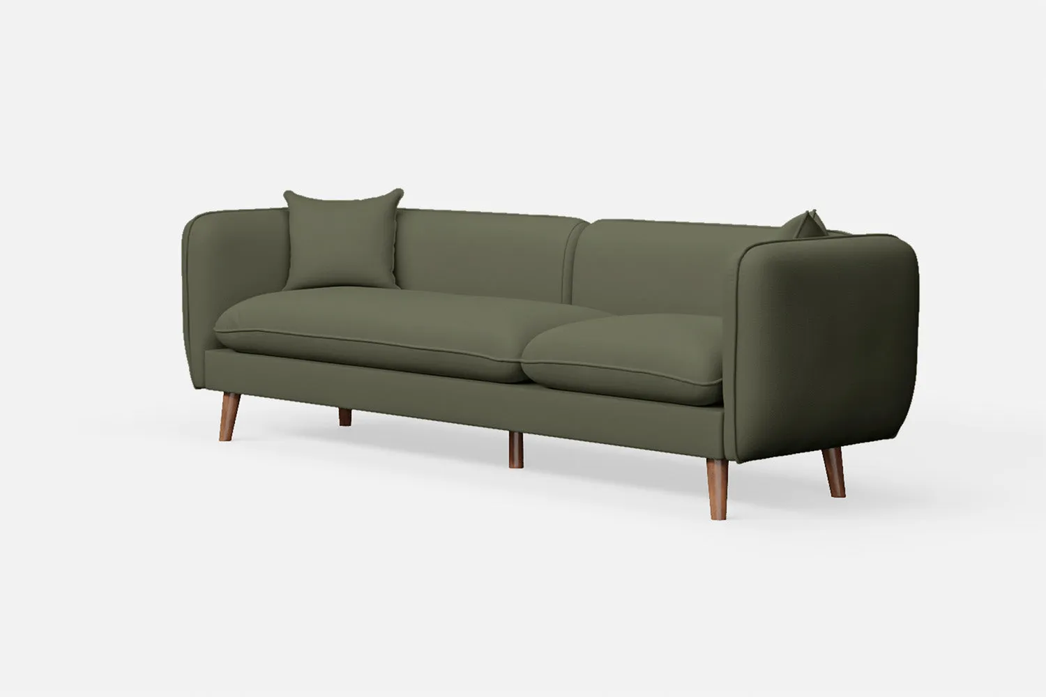 Florence 4 Seater Sofa Sage Leather