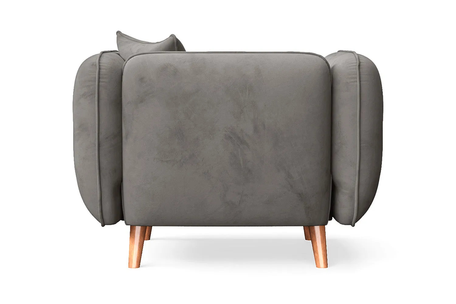 Florence Armchair Grey Velvet