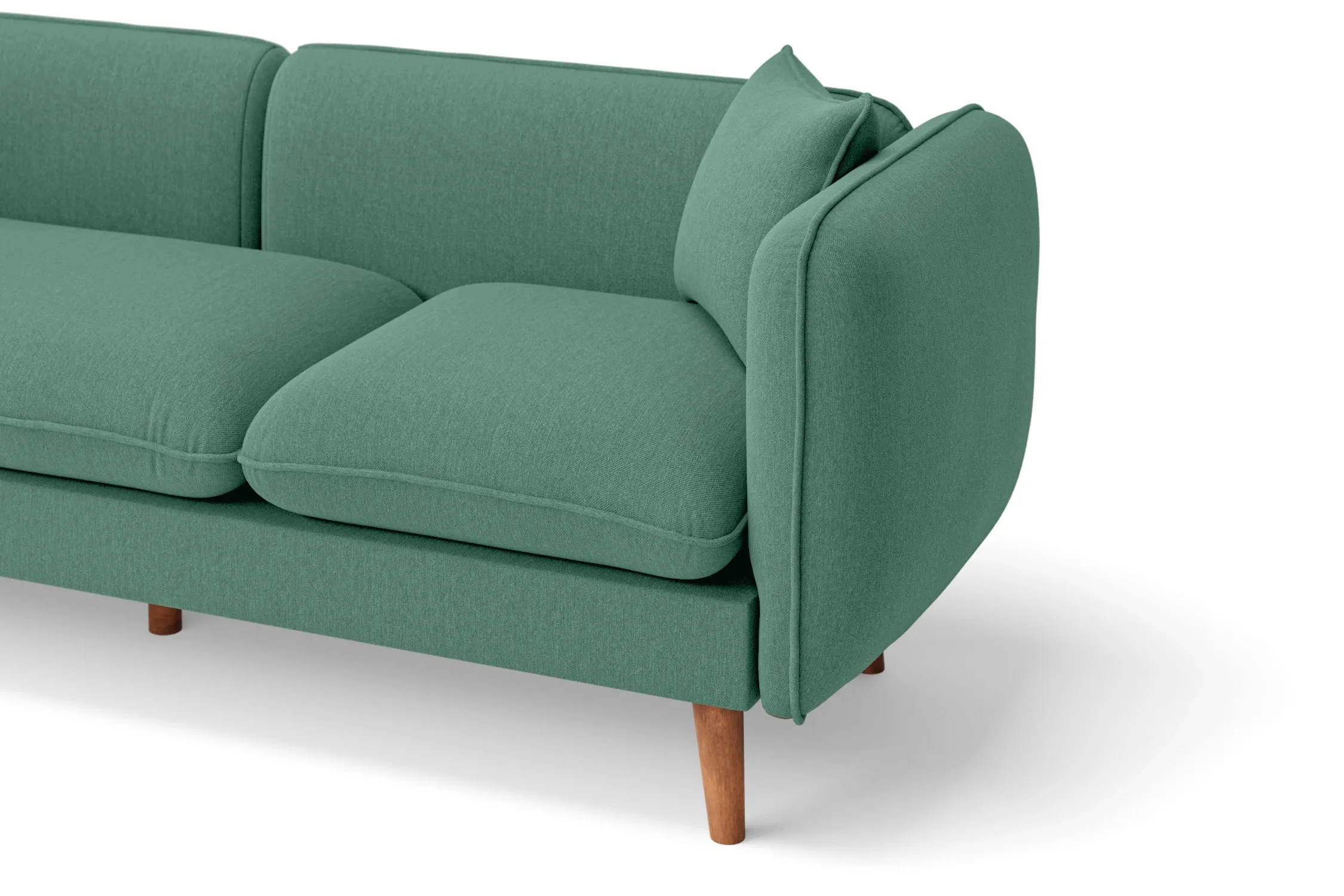 Florence Armchair Mint Green Linen Fabric