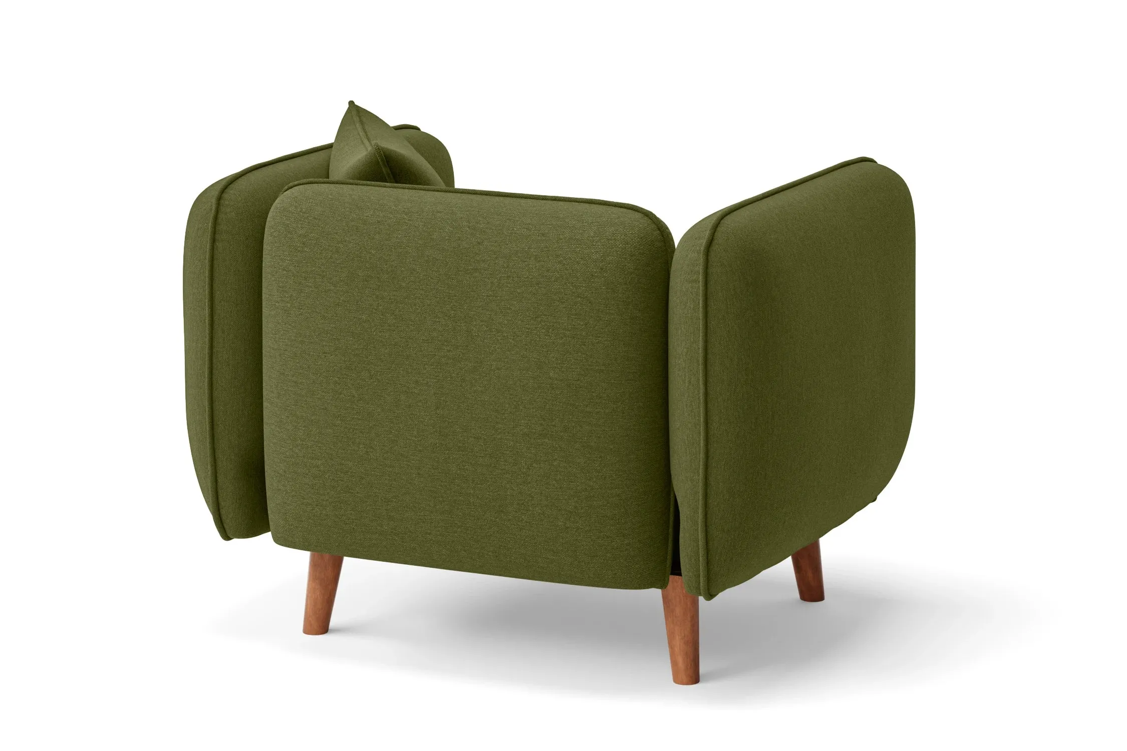 Florence Armchair Olive Linen Fabric