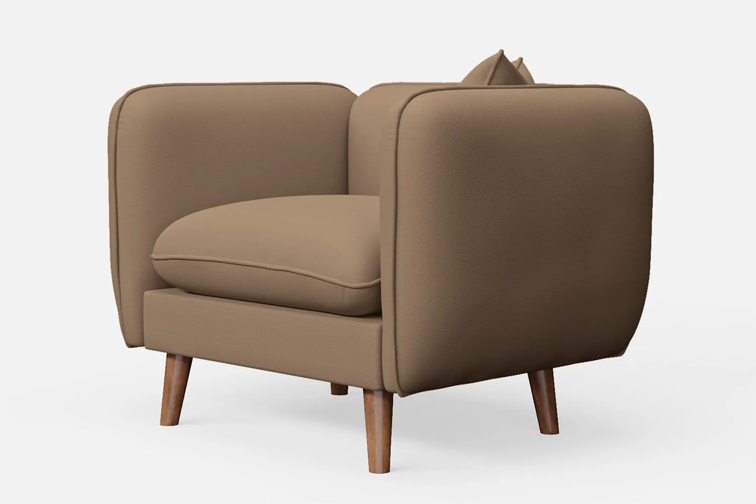 Florence Armchair Stone Leather