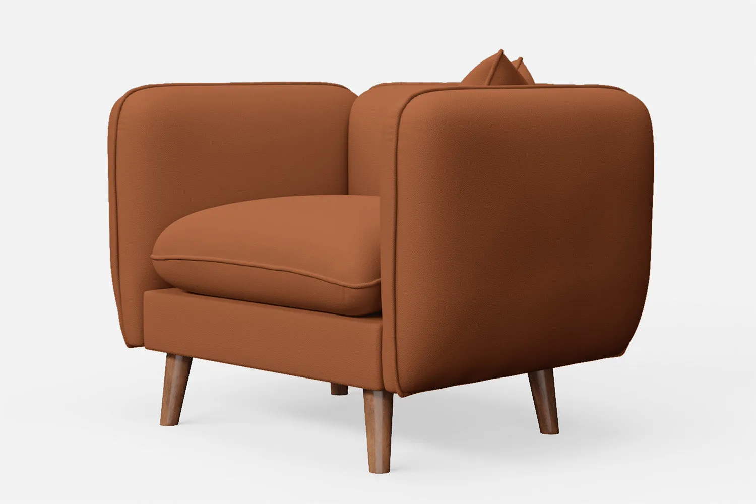 Florence Armchair Tan Brown Leather