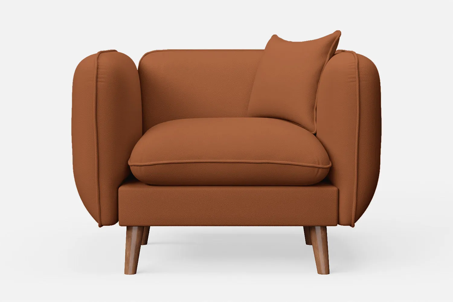 Florence Armchair Tan Brown Leather