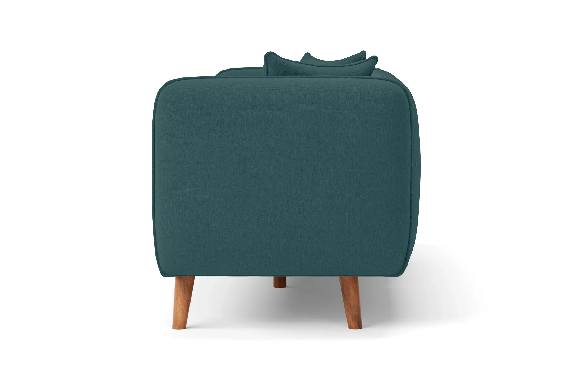 Florence Armchair Teal Linen Fabric