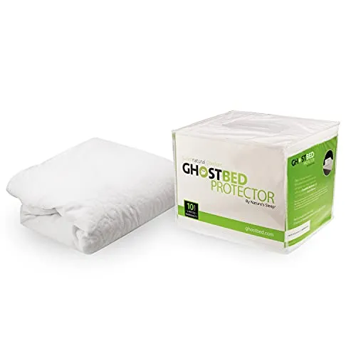 GhostBed Waterproof Mattress Protector & Cover - Noiseless, Lightweight, Breathable & Plastic-Free - California King