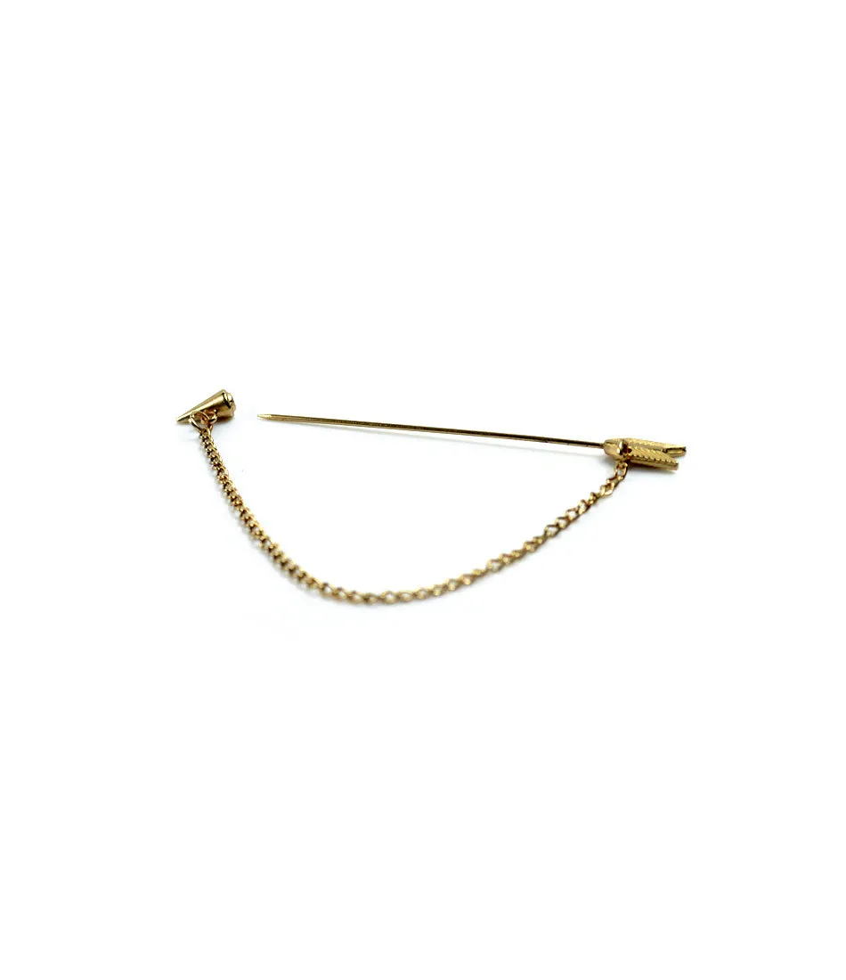 Golden Arrow Lapel Pin