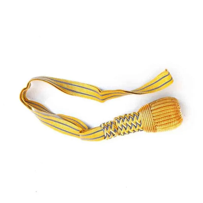 Golden Braid with Bullion Acorn Military Sword Knot