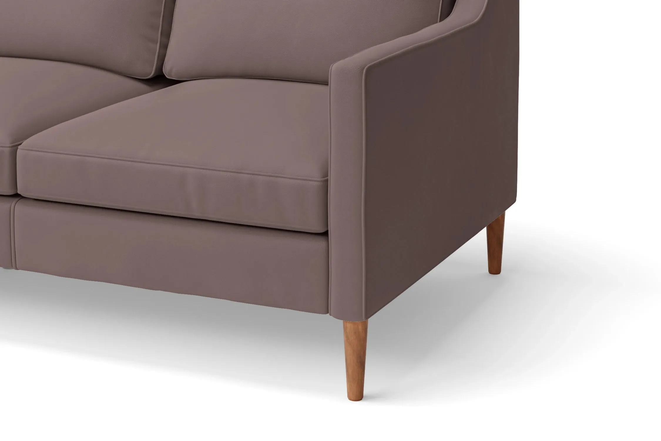 Greco Armchair Rose Taupe Leather