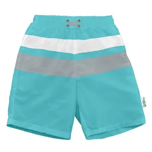 Green Sprouts - Color Block Trunks w/ Built-in  Swim Diaper