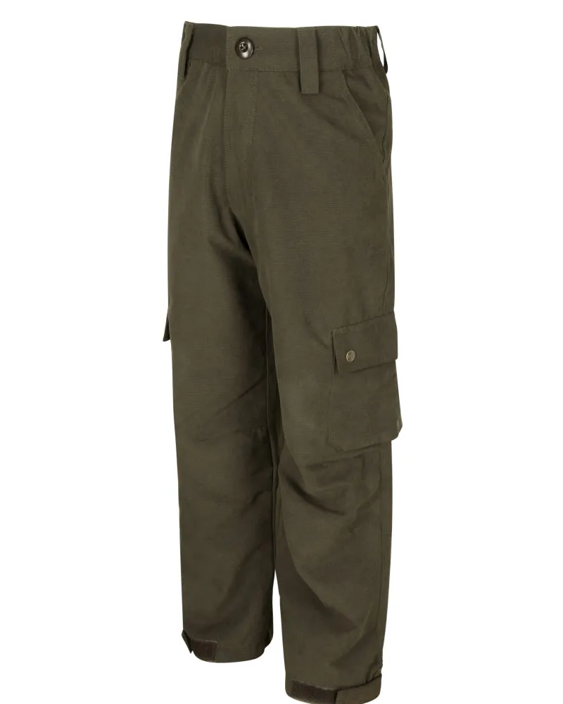 Hoggs of Fife Struther Junior Waterproof Trouser Dark Green