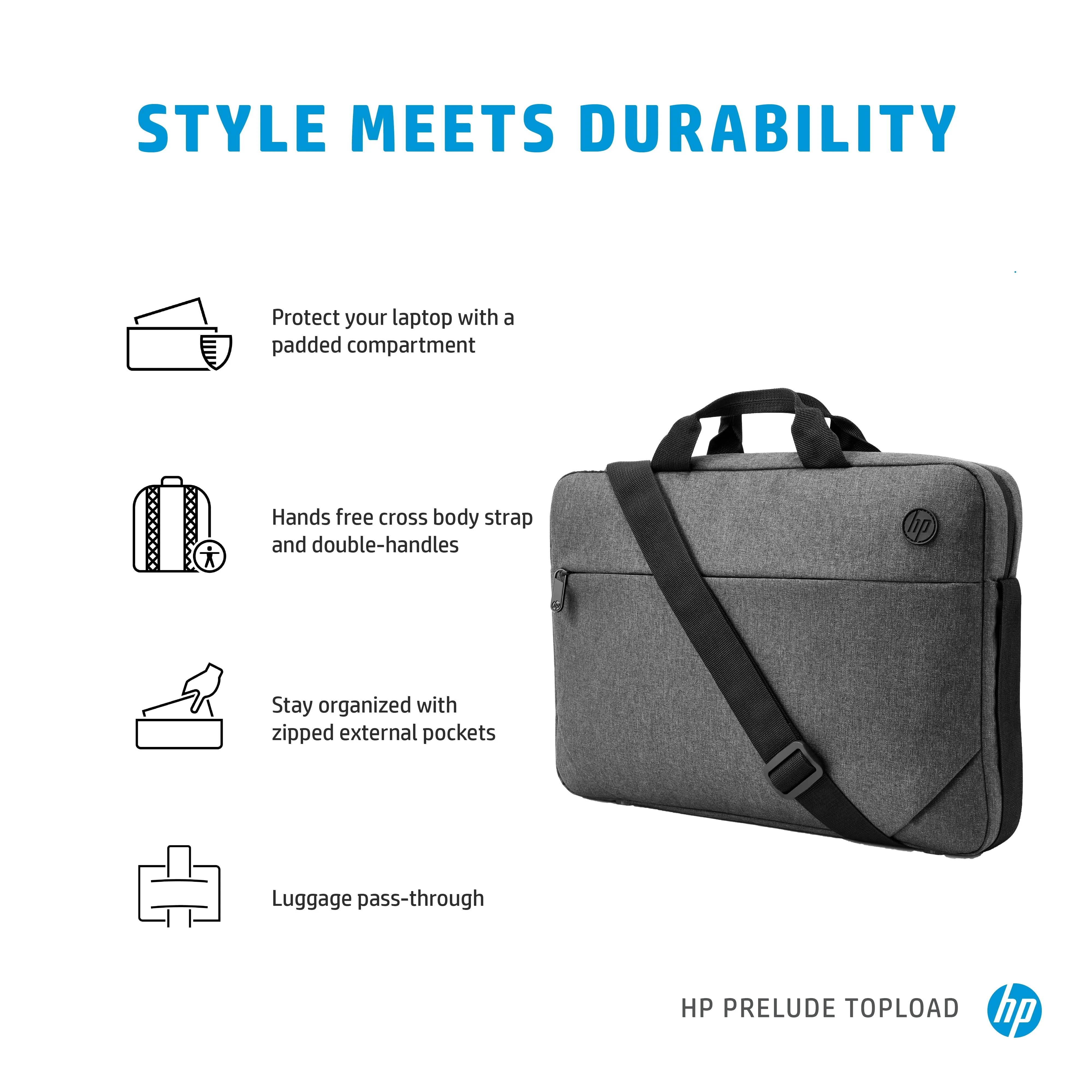 Hp Top Load Notebook Case Prelude - 39.6 Cm (15.6")