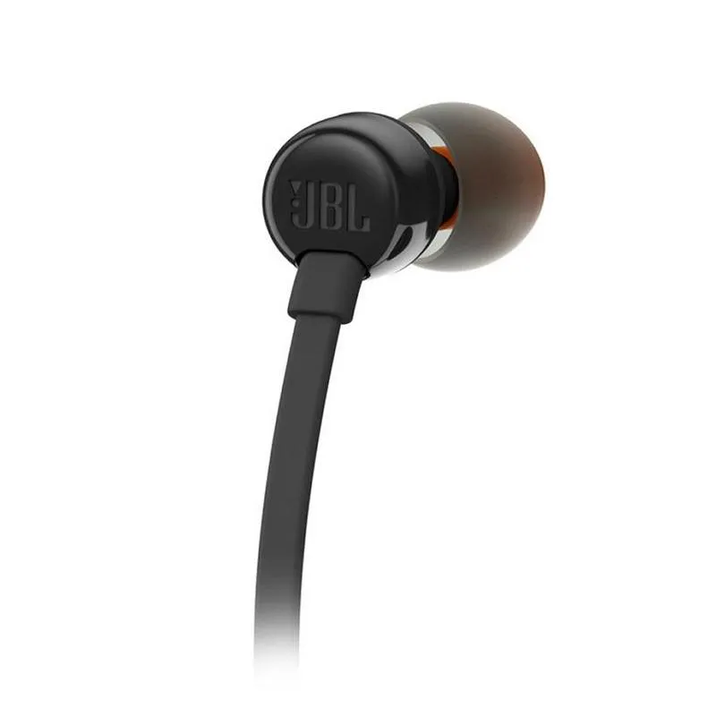 JBL T110 In-Ear with Built-in Microphone Headphones Black