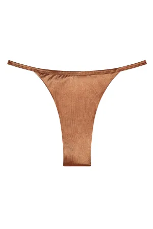 Kauai Bottom - Bronze Shiny Jersey