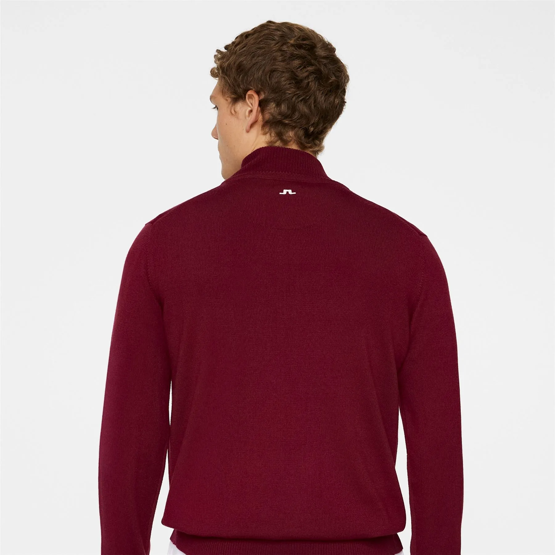 Kian Zipped Sweater Cabernet - AW24