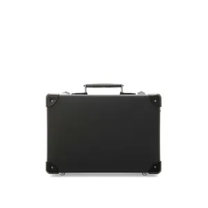 Leather Crafted · Small Attaché | Black/Black/Chrome