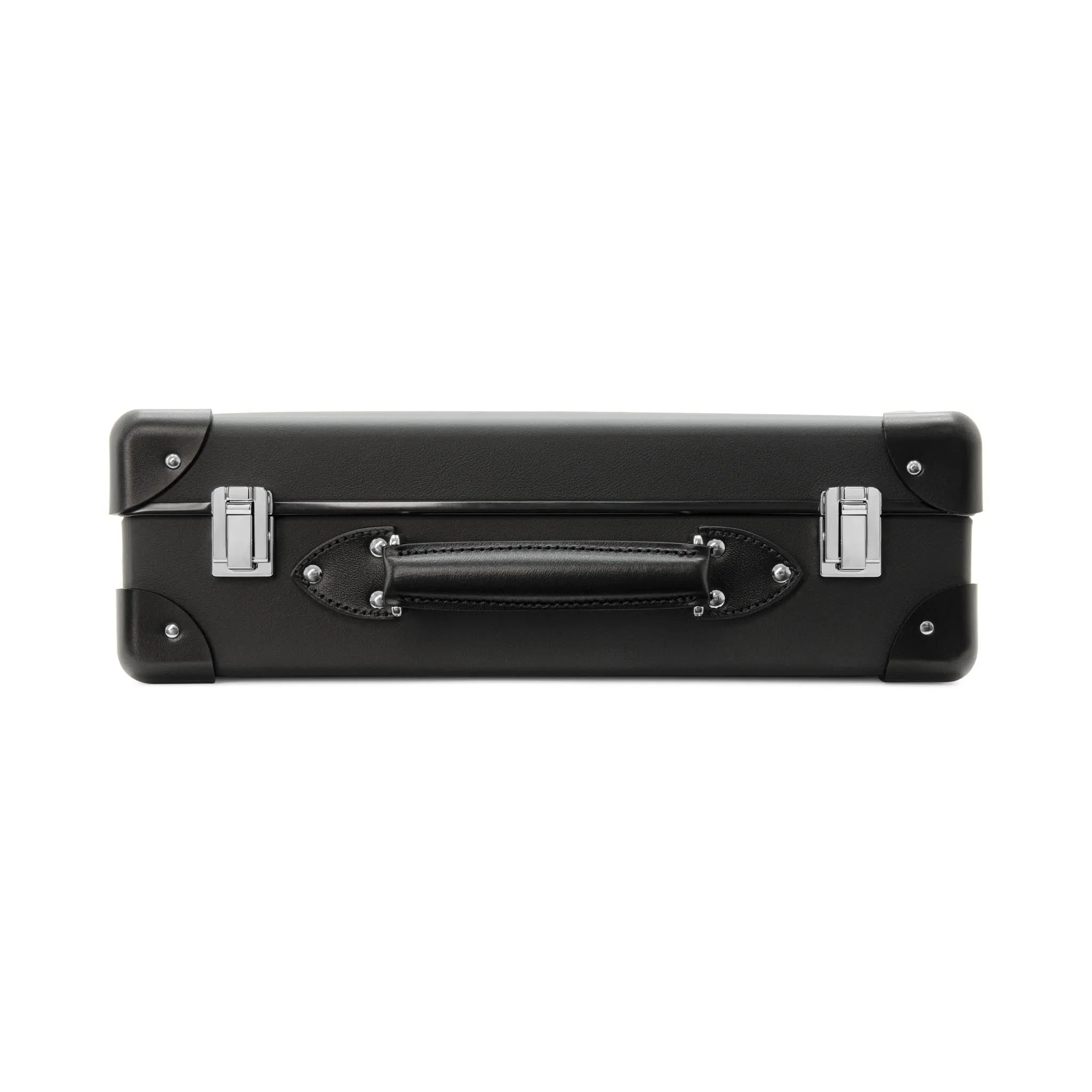 Leather Crafted · Small Attaché | Black/Black/Chrome