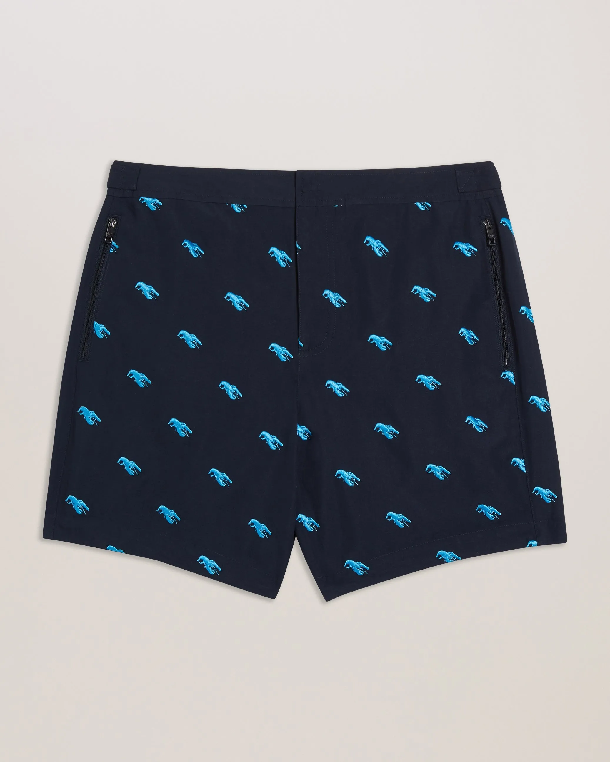 Lobta Embroidered Lobster Swimshort Navy