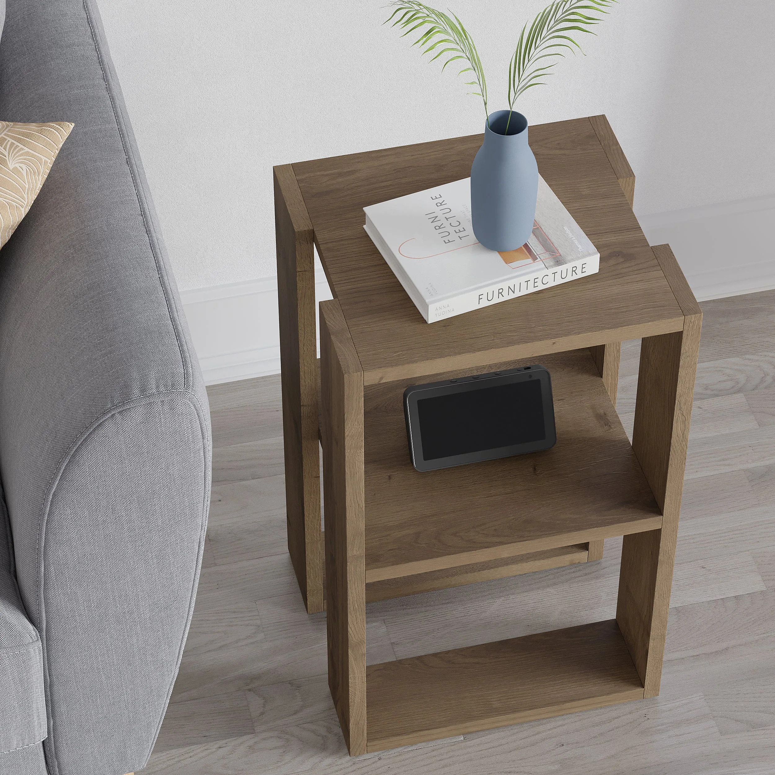 Lonie Modern Bedside Table Bedroom Furniture Width 34cm